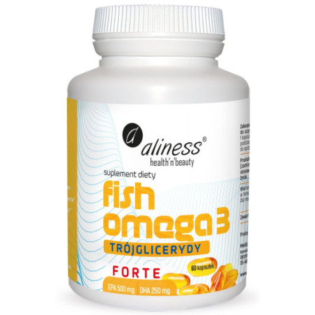 Aliness Fish Omega 3 Forte Trójglicerydy 60 kaps.