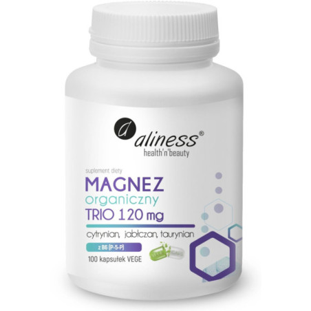 Aliness Magnez Organiczny Trio 100 vkaps.