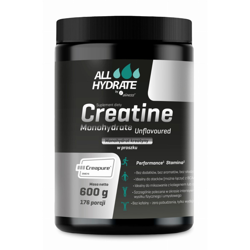 All Hydrate Aliness Creatine Creapure 600g