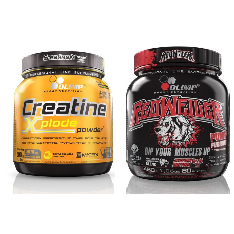 Olimp Creatine Xplode + Redweiler 480g