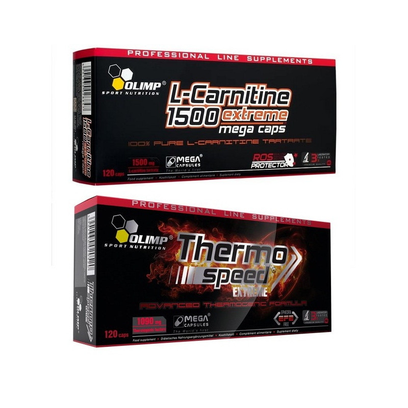 Olimp Thermo Speed Extreme 120kaps. + L-carnitine 120 kaps.