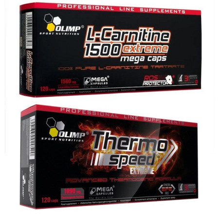Olimp Thermo Speed Extreme 120kaps. + L-carnitine 120 kaps.