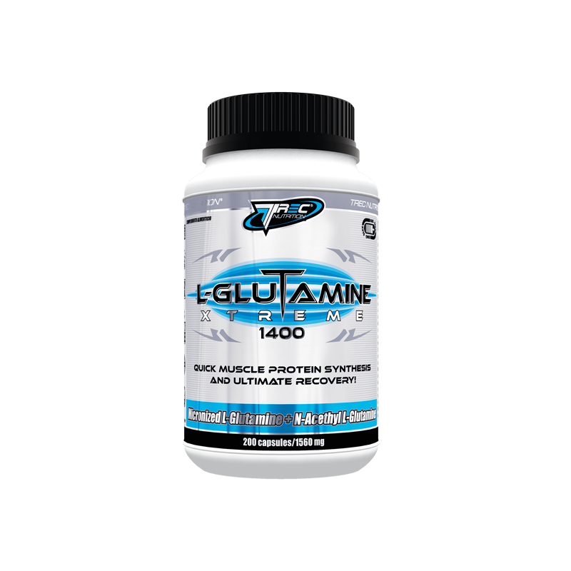 Trec L-glutamine extreme 1400- 200 kaps.