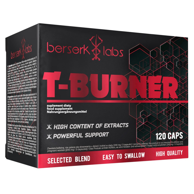 Berserk Labs T-Burner 120 kaps.
