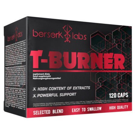 Berserk Labs T-Burner 120 kaps.