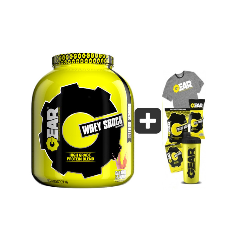 Gear Whey Shock 2270g + Gratisy !