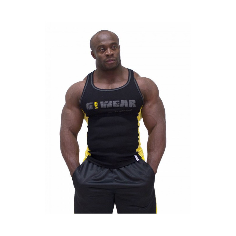 Gorilla Wear G! Wear Tank Top Black/Yellow